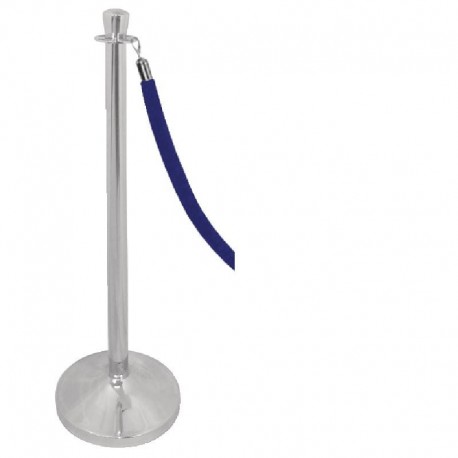 Bolero RVS afzetpaal met vlakke knop