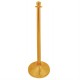 Bolero messing afzetpaal met vlakke knop