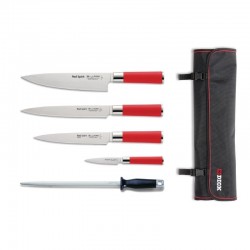 Dick Red Spirit 5-delige messenset met foedraal