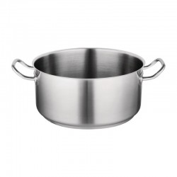 Vogue RVS kookpan laag model 7,5ltr