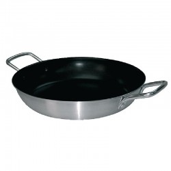 Vogue anti-aanbak aluminium paellapan 45cm