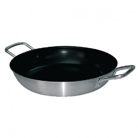 Vogue anti-aanbak aluminium paellapan 45cm