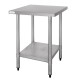 Vogue RVS werktafel zonder achteropstand 90x60x60cm