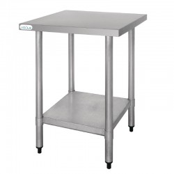 Vogue RVS werktafel zonder achteropstand 90x60x60cm