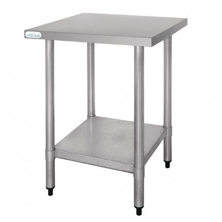 Vogue RVS werktafel zonder achteropstand 90x60x60cm