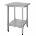 Vogue RVS werktafel zonder achteropstand 90x60x60cm