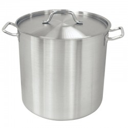 Vogue RVS kookpan hoog model 35,5ltr