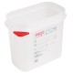 Araven GN1/9 voedseldoos met deksel 1,5L
