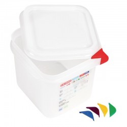 Araven GN1/6 voedselbak met deksel 2,6ltr