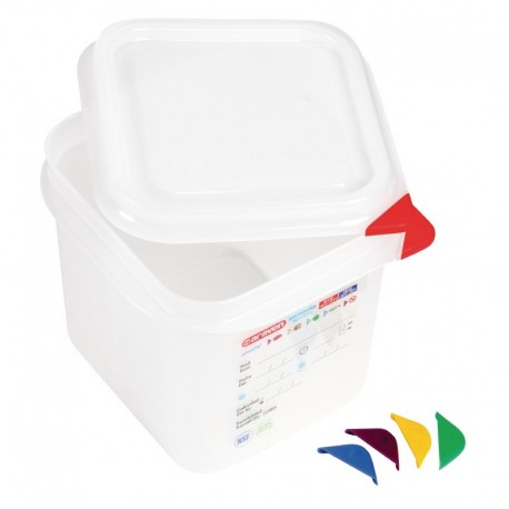 Araven GN1/6 voedselbak met deksel 2,6ltr