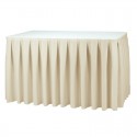 Tafelrok Boxpleat ecru
