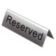 Olympia RVS tafelbordje Reserved