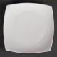 Olympia Whiteware vierkante borden met afgeronde hoeken 18,5cm