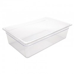 Vogue polycarbonaat bak transparant GN1/1 150mm