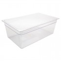 Vogue polycarbonaat bak transparant GN 1/1 200mm
