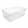 Vogue polycarbonaat bak transparant GN 1/1 200mm