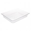 Vogue polycarbonaat bak transparant GN 1/2 65mm