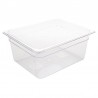 Vogue polycarbonaat bak transparant GN 1/2 150mm