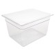 Vogue polycarbonaat bak transparant GN1/2 200mm