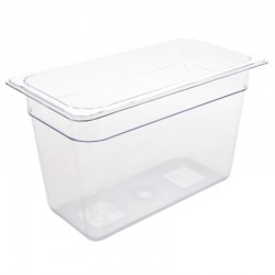 Vogue polycarbonaat bak transparant GN1/3 200mm