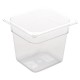 Vogue polycarbonaat bak transparant GN1/6 150mm