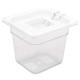 Vogue polycarbonaat bak transparant GN1/6 150mm