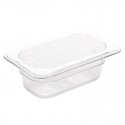 Vogue polycarbonaat bak transparant GN1/9 65mm