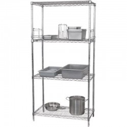 Vogue voorraadrek met 4 schappen 152,5 x 61cm