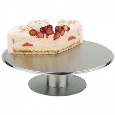 RVS draaibare taartschotel 30cm