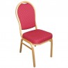 Bolero stapelstoel met ovale rug rood (4 stuks)