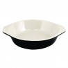 Vogue ronde gratineerschaal zwart 0,4L