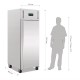 Polar professionele 1-deurs vriezer RVS 650ltr