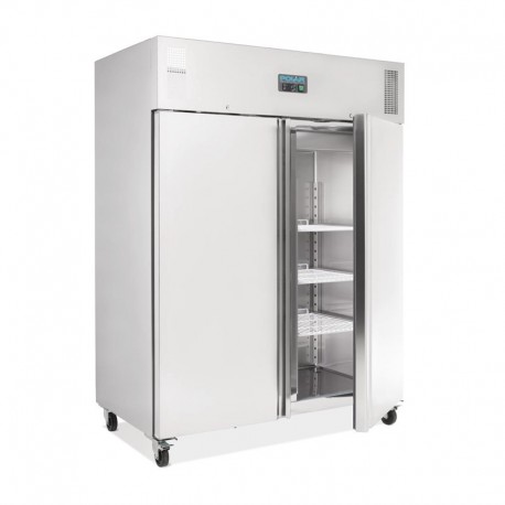 Polar professionele 2-deurs vriezer RVS 1300ltr