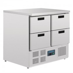 Polar gekoelde werkbank 4 laden 240ltr