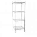 Vogue voorraadrek met 4 schappen 61x61cm