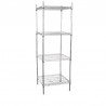 Vogue voorraadrek met 4 schappen 61x61cm