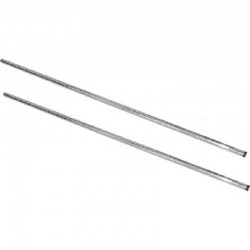 Vogue chroom staanderset voor Vogue voorraadrekken 127cm