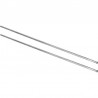 Vogue chroom staanderset voor Vogue voorraadrekken 183cm