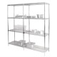 Vogue chroom schappen voor Vogue voorraadrekken 91,5x45,7cm