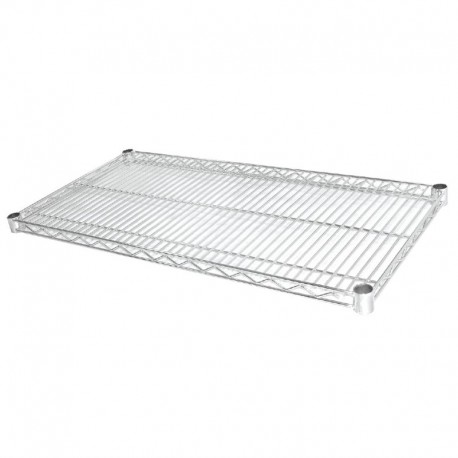 Vogue chroom schappen voor Vogue voorraadrekken 122x45,7cm