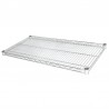 Vogue chroom schappen voor Vogue voorraadrekken 122x45,7cm