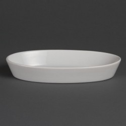 Olympia Whiteware ovale ovenschalen 19,5 x 11cm
