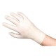Latex handschoenen wit poedervrij S