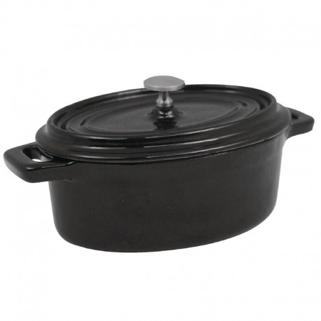 Vogue gietijzeren mini braadpan ovaal