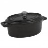 Vogue gietijzeren mini braadpan ovaal