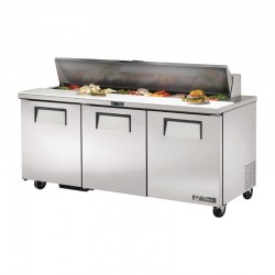 True prepareer counter 3-deurs 538ltr TSSU-72-18