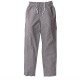 Whites Vegas unisex koksbroek zwart-wit geruit S
