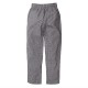 Whites Vegas unisex koksbroek zwart-wit geruit S
