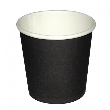 Fiesta wegwerp zwarte espresso kopjes 11cl x1000