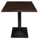 Bolero vierkant tafelblad donkerbruin 70cm